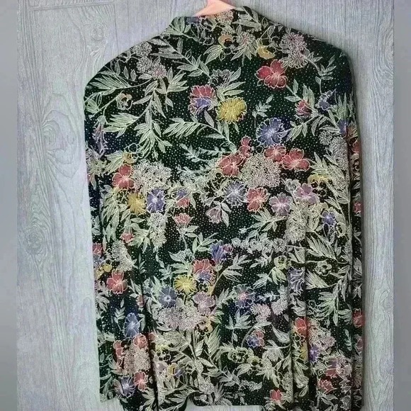 Womens Alex Evenings two piece blouse and jacket w/ shoulder pad size 3x. - Picture 5 of 5